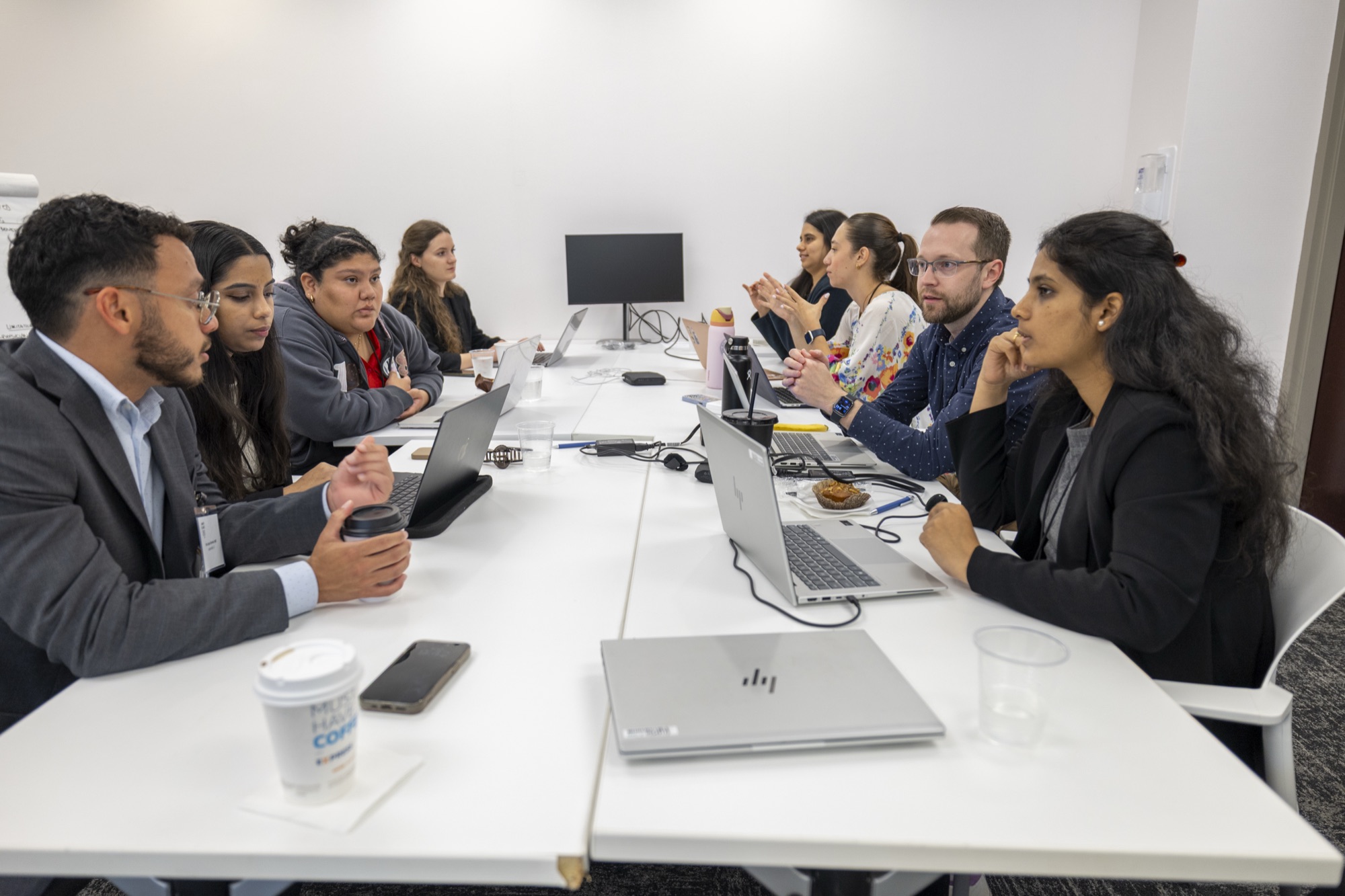A team at work